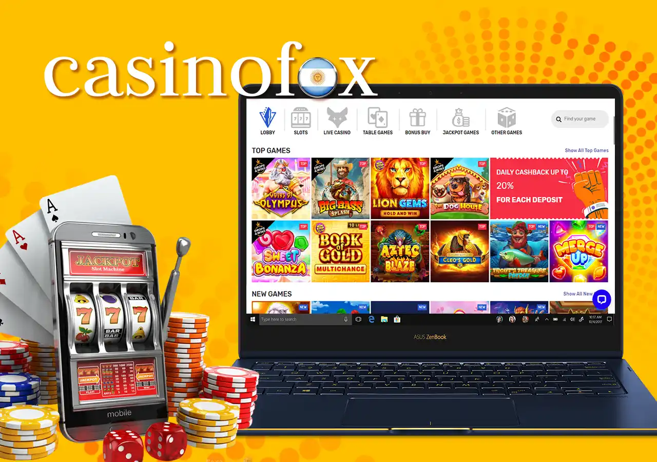 Casino Fox para jugadores argentinos